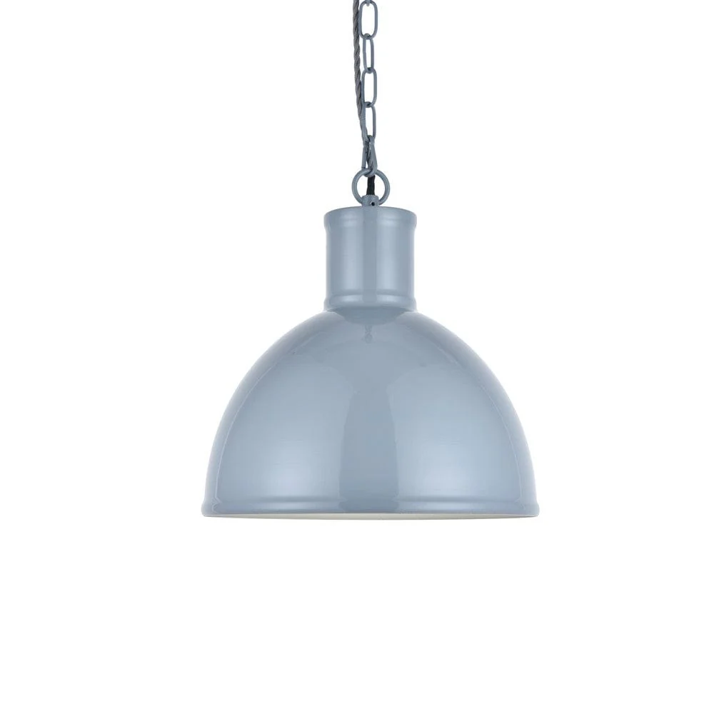 Wardour Industrial Bay Pendant Light French Grey - Image 5