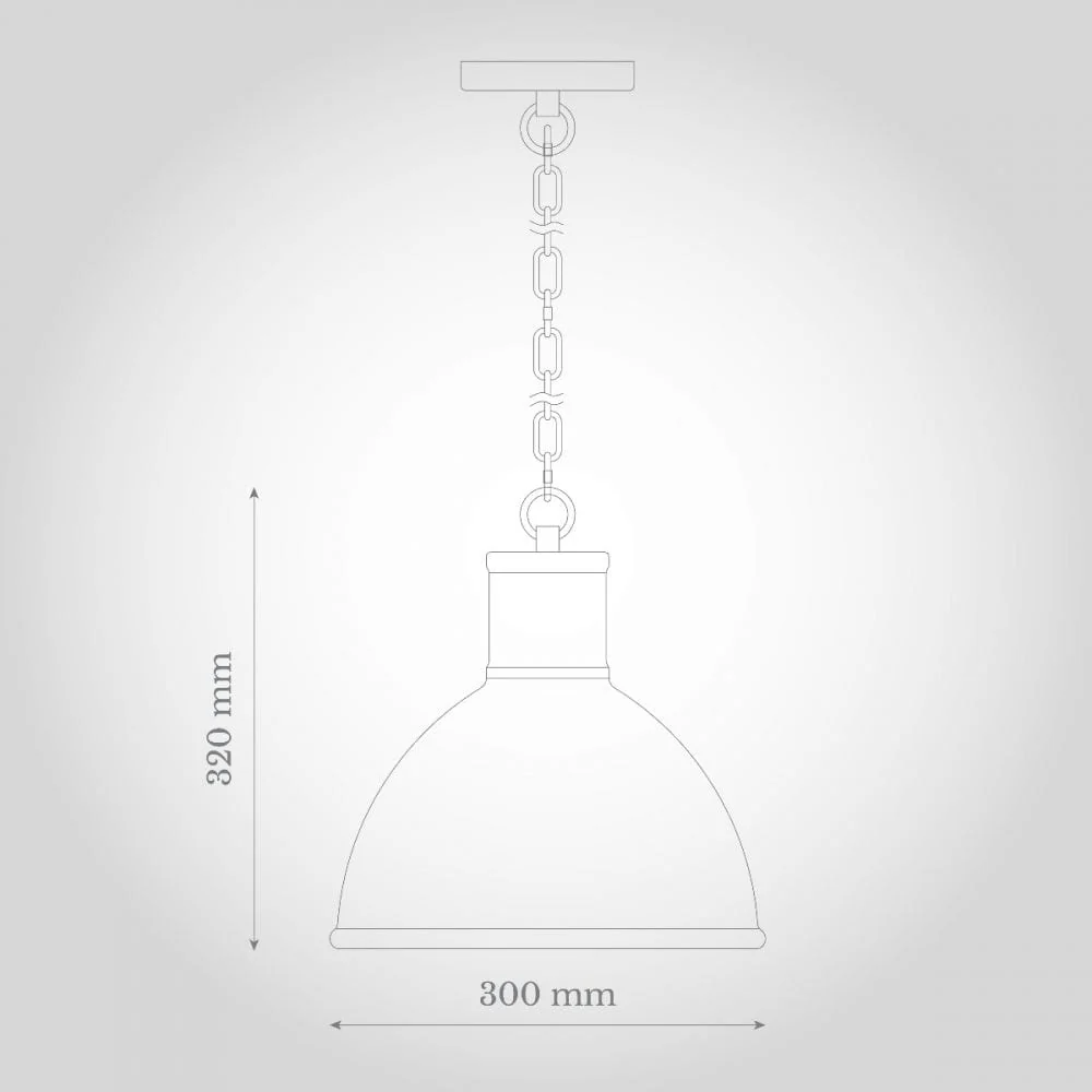 Wardour Industrial Bay Pendant Light Leaden Grey Slate - Image 6