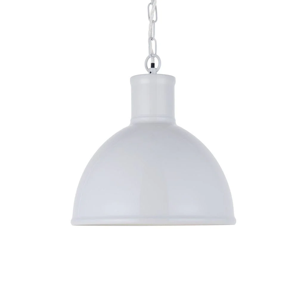 Wardour Industrial Bay Pendant Light Pale Grey - Image 5