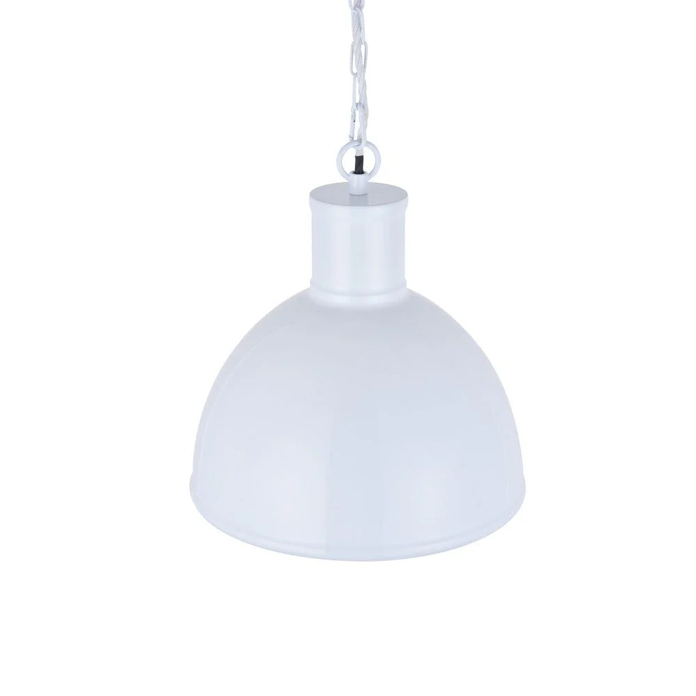 Wardour Industrial Bay Pendant Light Pure White - Image 2