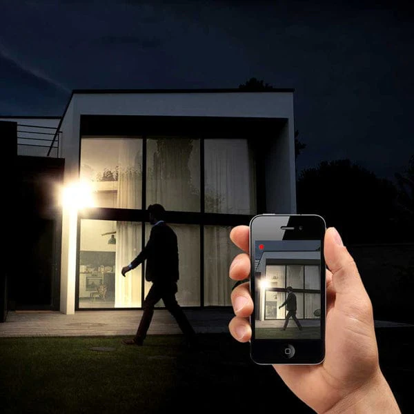 Wifi Outdoor Twin PIR LED Floodlight & Security Camera with 2 way audio (Black body) - Image 3