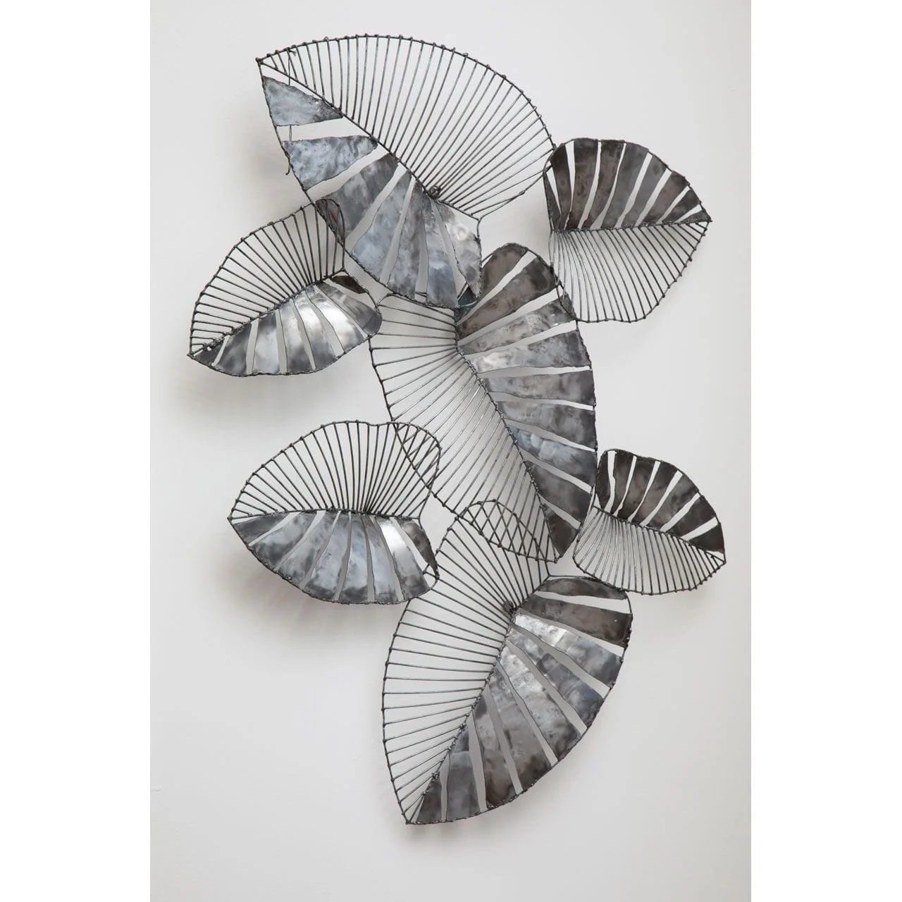 Zania Natural Finish Leaf Art - Image 2