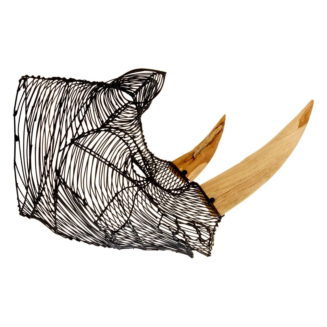 Zania Rhino Head Sculpture - Image 2