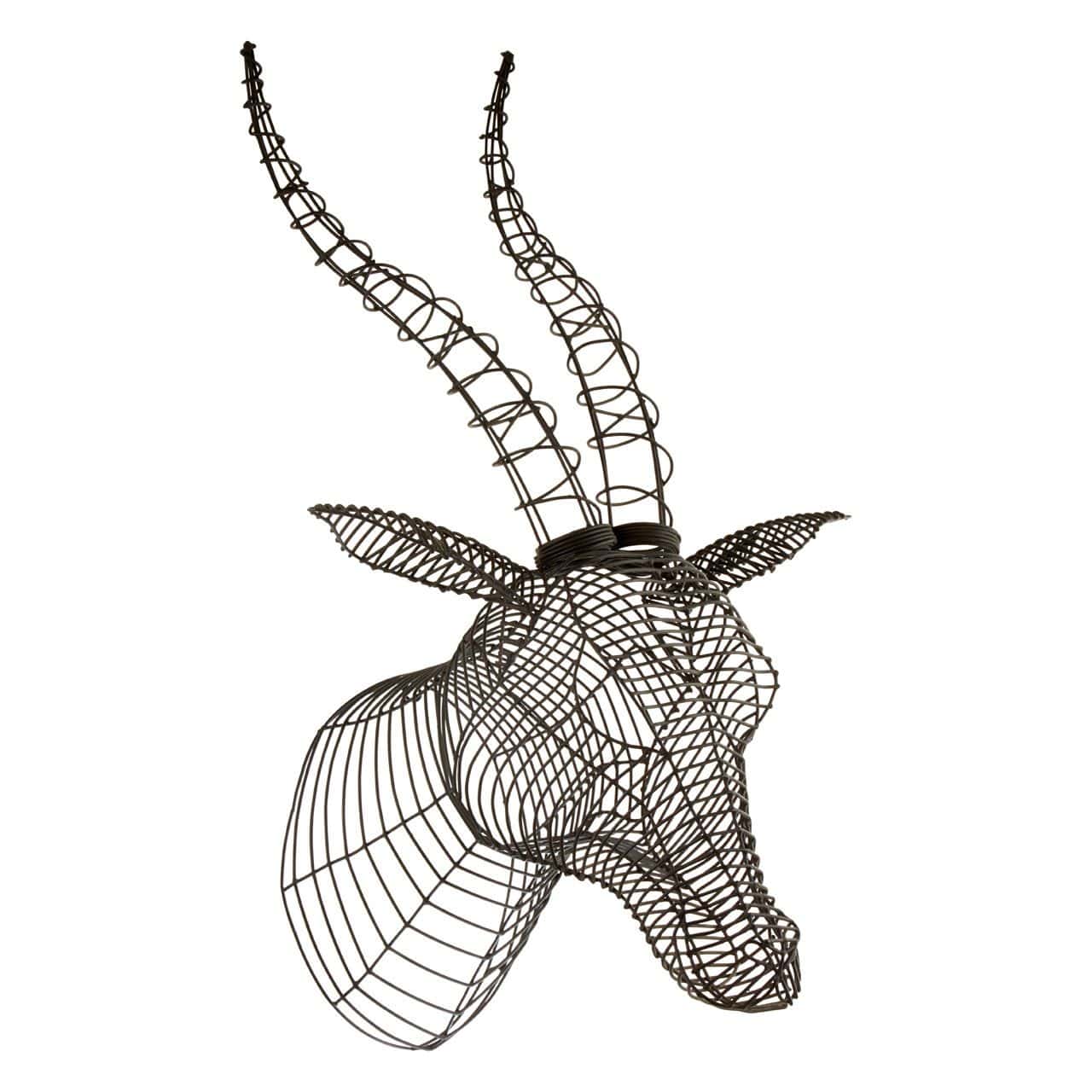 Zania Steel Wire Antelope Head