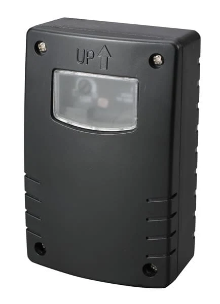 Zinc Thebe Black Dusk till Dawn Photocell Sensor IP44 1000W 240V